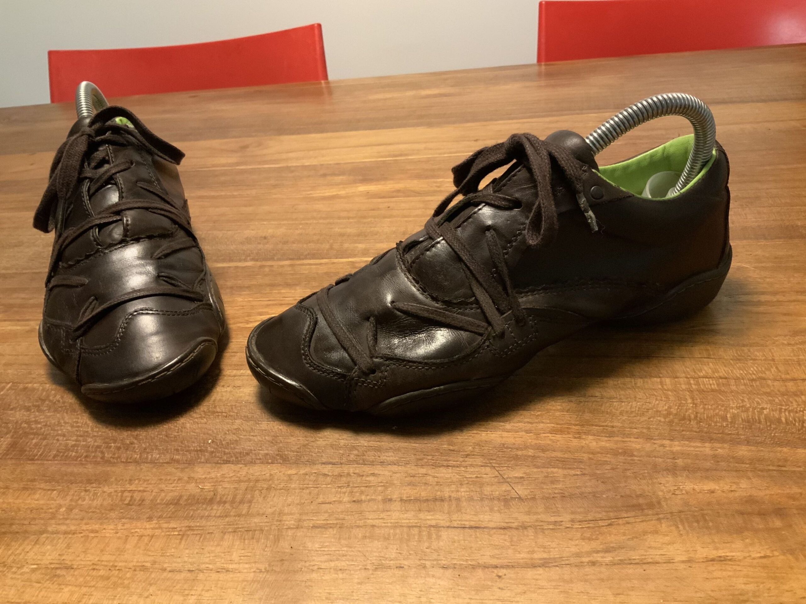 Chaussures tout cuir marron marque MARITHE FRANCOIS GIRBAUD d occasion
